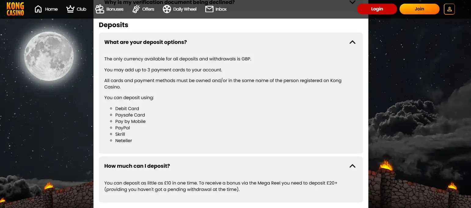 Payments